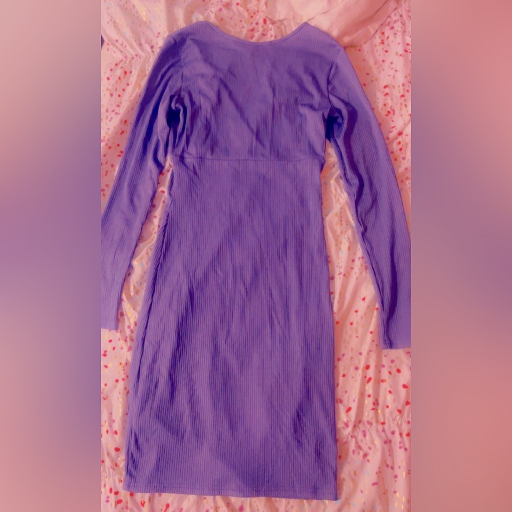 1st dress-Dark Gray Evening Dress.
